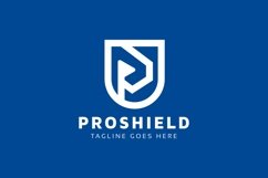 P Letter Shield Logo Product Image 3