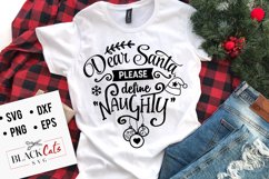 Dear Santa, please define Naughty SVG Product Image 2