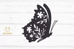 Butterfly SVG, butterfly PNG, butterfly silhouette Product Image 3