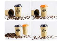 Coffee cup mockup bundle #1, paper coffee cup, mockup bundle Product Image 3