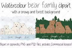 Watercolour, Bear, Animal, Animal Family, Polar bear, Bears, Product Image 1