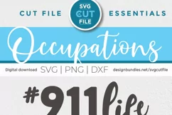 911 Dispatcher life svg - a 911 dispatcher svg for crafters Product Image 4