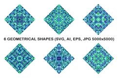 6 Mosaic Squares Product Image 1