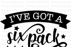 I&#039;ve Got A Six Pack #undermycookielayer - SVG, Clipart Product Image 2