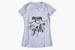 Mom of girls SVG PNG EPS DXF Product Image 2