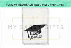 NICU Graduate Funny Baby Alumni SVG Graphic Design Product Image 2