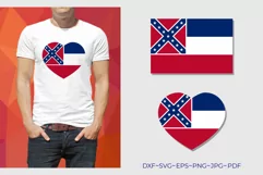 Mississippi flag svg Mississippi flag art Product Image 1