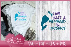 Mermaid In Disguise - SVG DXF EPS PNG Cutting File Product Image 1
