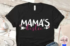 Mama's bestie - Mother SVG EPS DXF PNG Cutting File Product Image 4