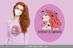 Existence is Emptiness for T-Shirt Design Product Image 1
