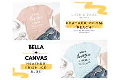 Heather Prism Mockup Bundle Bella Canvas 3001 T-Shirt Product Image 3