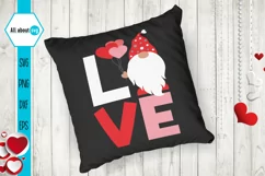 Love Gnome Svg, Valentine's Gnome Svg, Love Svg Product Image 3