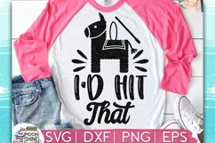 I'd Hit That SVG DXF PNG EPS Cutting Files Product Image 1