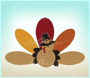 Thanksgiving Holiday Turkey DInner SVG Dxf Eps Png Files Product Image 3