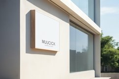 Sign Board Mockup on Building Wall Product Image 1