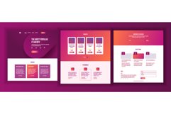 Web Page Design Vector. Website Business Reality. Site Product Image 1