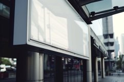 Sign Board Mockup on Building Wall Product Image 2