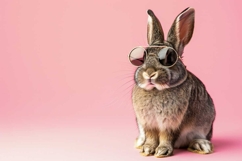funny bunny with glasses Product Image 1