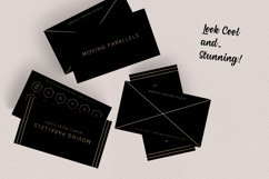Black Gold Business & Loyalty Cards Product Image 6