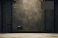 Minimalist modern gallery interior with spotlight Product Image 1