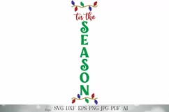 Tis The Season SVG | Christmas SVG | Christmas Lights SVG | Product Image 2