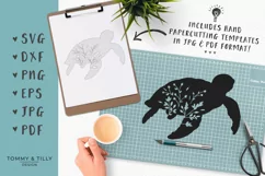 Turtle Silhouette - SVG DXF PNG EPS JPG PDF Cutting File Product Image 4