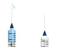 Vaccination Concepts with Syringe and Vial Icon Product Image 2