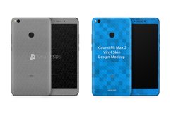 Xiaomi Mi Max 2 Vinyl Skin Design Mockup 2018 Product Image 1