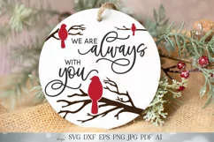 We Are Always With You SVG | Farmhouse Sign | Ornament SVG | Product Image 1