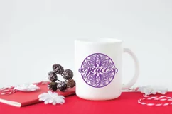 Christmas SVG File - 12 Christmas Mandala Ornament Rounds Product Image 2