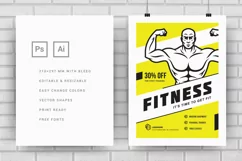 Fitness & Gym Sports Flyer Template Product Image 3