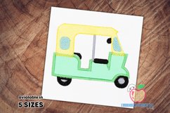 The Auto Rickshaw For A Ride Applique Product Image 1