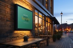 Sign Board Mockup on Building Wall Product Image 1