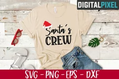 Santa's Crew Svg, Santa Claus Svg, Christmas Svg, Christmas Product Image 2