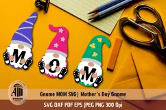 Mom SVG| Gnome Mom SVG| Mother's Day Gnome Cut files Product Image 2