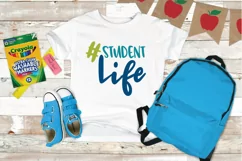 Student Life SVG Cut File - School SVG DXF EPS PNG JPG PDF Product Image 2