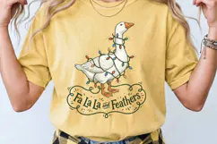 Fa La La and Feathers Goose Illustration Product Image 1