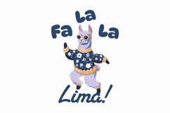 Fa La La Lima Christmas Fun Celebrate T-shirt Product Image 1