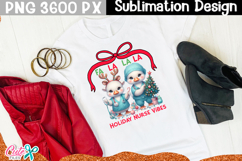 Nurse Vibes Christmas Sublimation 