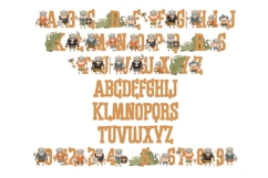 Fa-Thor Brown Color Font Product Image 3