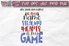 Stealing Hearts SVG, Heart Breaker SVG File, Boy's Valentine Product Image 2