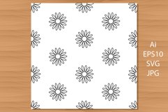 Flowers. 6 Seamless patterns. Product Image 6