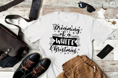 Dreaming of White Christmas SVG I Holiday Cut Files Product Image 2