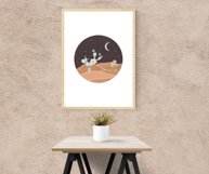 Cactus Wall Art, Desert Wall Art, Cactus Art Prints, Prints Product Image 3
