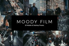 20 Moody Film Lightroom Presets &amp; LUTs Product Image 1