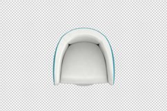 Isometric Arm Chair 3D isolated render Product Image 1