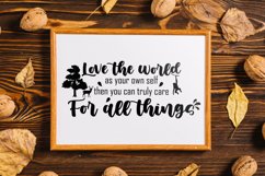 Love The World As Your Own Self, Then You Can Truly Care Product Image 1