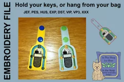 ITH Jukebox Vinyl Key Fob or Bag Tag - Snap Product Image 2