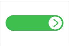 Slider on and off. Toggle with arrow. Circle with arrow Product Image 1