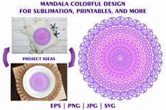 Mandala SVG, Flourish Mandala, Flower Mandala, Flower SVG Product Image 1